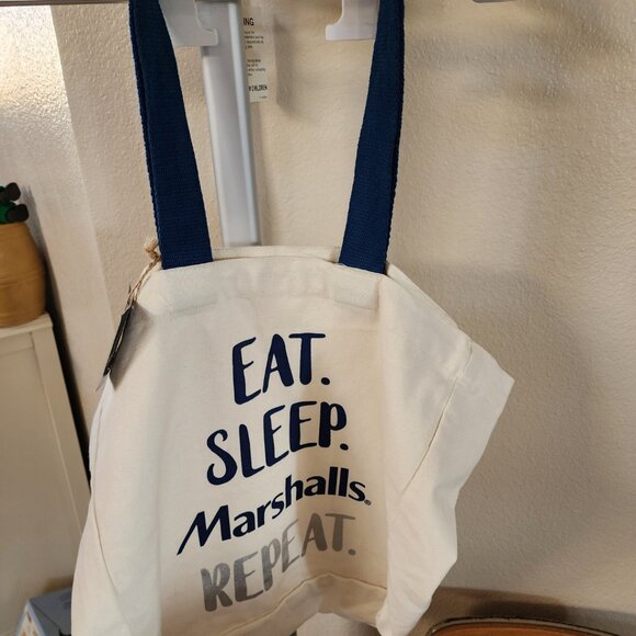 Marshalls Jute Cotton Tote Bag Brand New with Tags - Picture 3 of 5